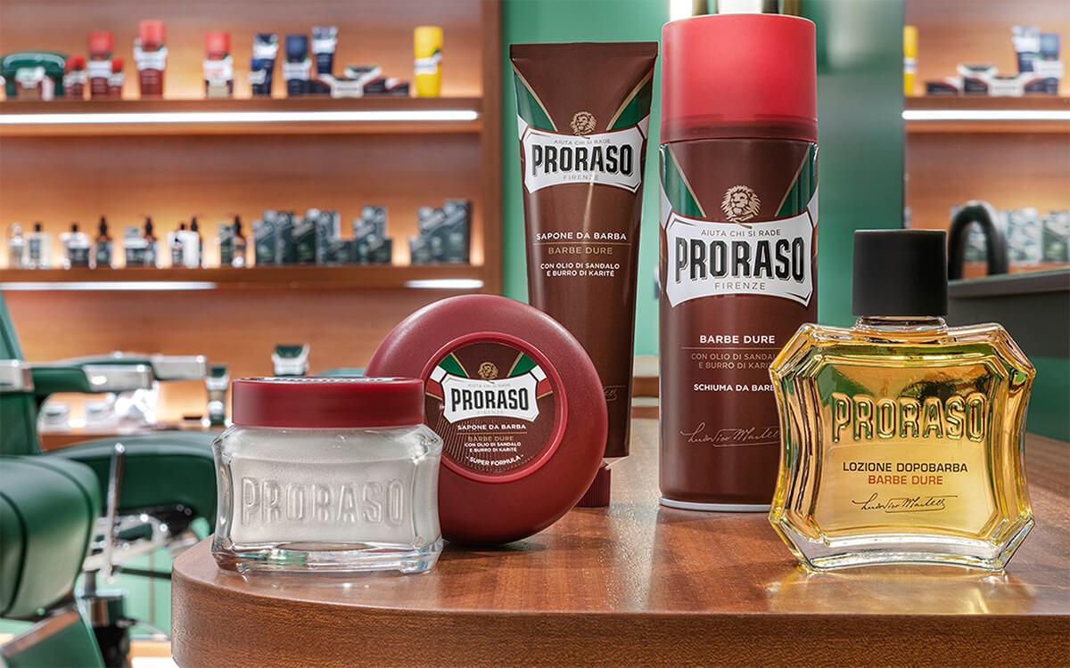 Proraso Red Nourish Rasurpflege für kräftige Bärte